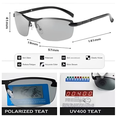 Kacamata  Photocromic UV400 Polarized