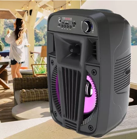 Speaker Bluetooth Super Bass Portable Karaoke dengan Microphone Remote ZQS-6107 Bluetooth