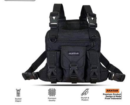 ROMPI TACTICAL ARMY HITAM HIJAU POLICE ORIGINAL