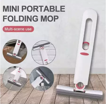 Alat Pel Mini Mop Portable - Desain Kompak, Mudah Dilipat, Ramah Lingkungan