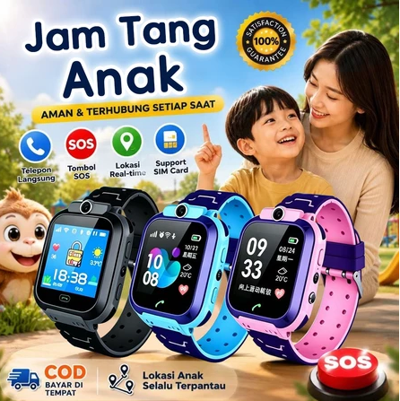 jam tanggan anak pintar dan kamera