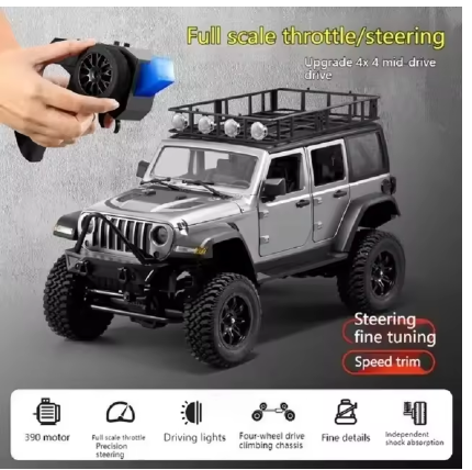 RC Adventure Offroad Rock Crawler Jeep  MN128 1/12 RTR ABU ABU