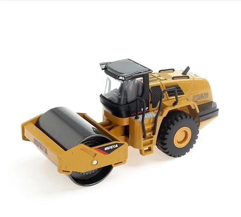 Diecast HUINA 1751 Metal Road Roller 1/50 Scale Toy And Hobby Collection