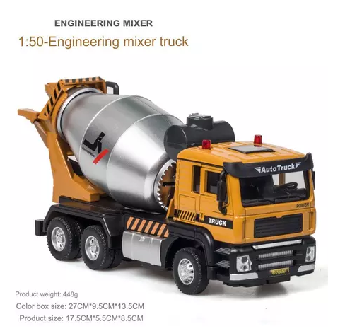 DIECAST Truck Crane & Molen Diecast Alloy head Truk konstruksi skala 1:50