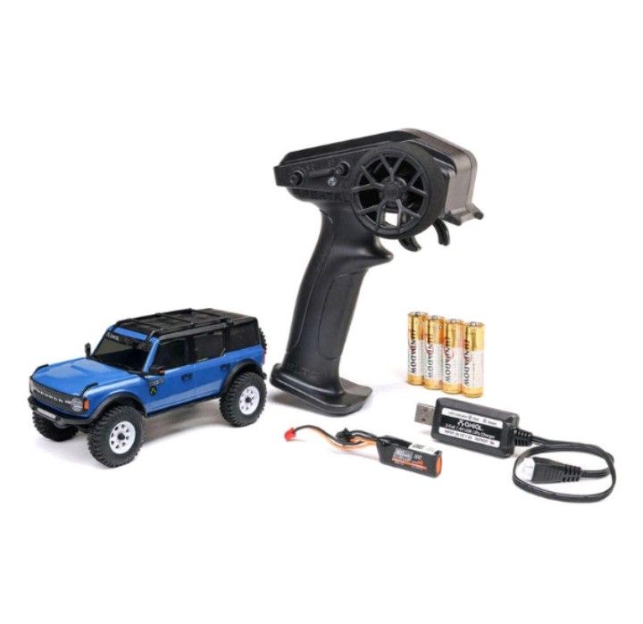 (PRE ORDER) Rc axial 1/30 SCX30 Ford Bronco 4x4 RTR Crawler Biru