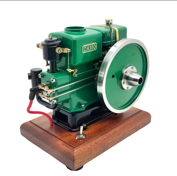 (PRE ORDER) Retrol & OKMO 916 Engine Mini Hopper-Cooled Stationary Gas Engine Model RTR hijau