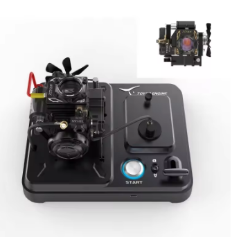 ( pre order )TOYAN FS-S100AT Visible Internal Combustion Engine Mini Rc Automodel Motor Kit Four-stroke Methanol Engine Model