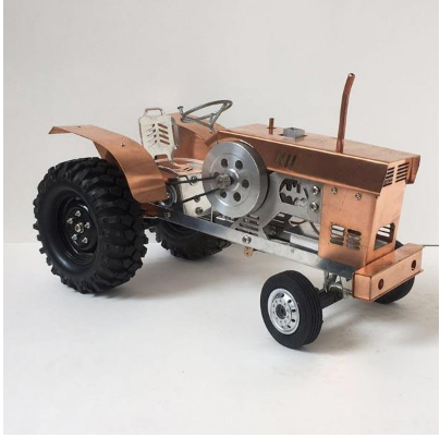 ( pre order ) Mesin Stirling Model Motor Mesin Vakum Traktor untuk Koleksi Hadiah