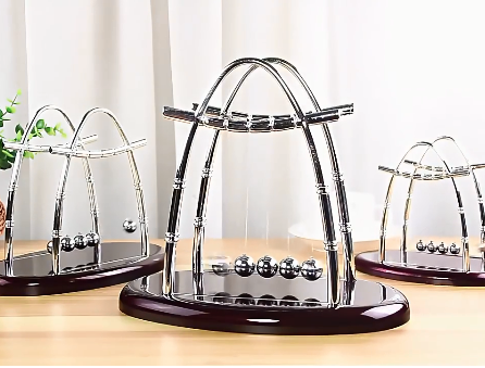 Hiasan Pajangan Meja Balance Ball Pendulum NewTon Bola Seimbang Magnet