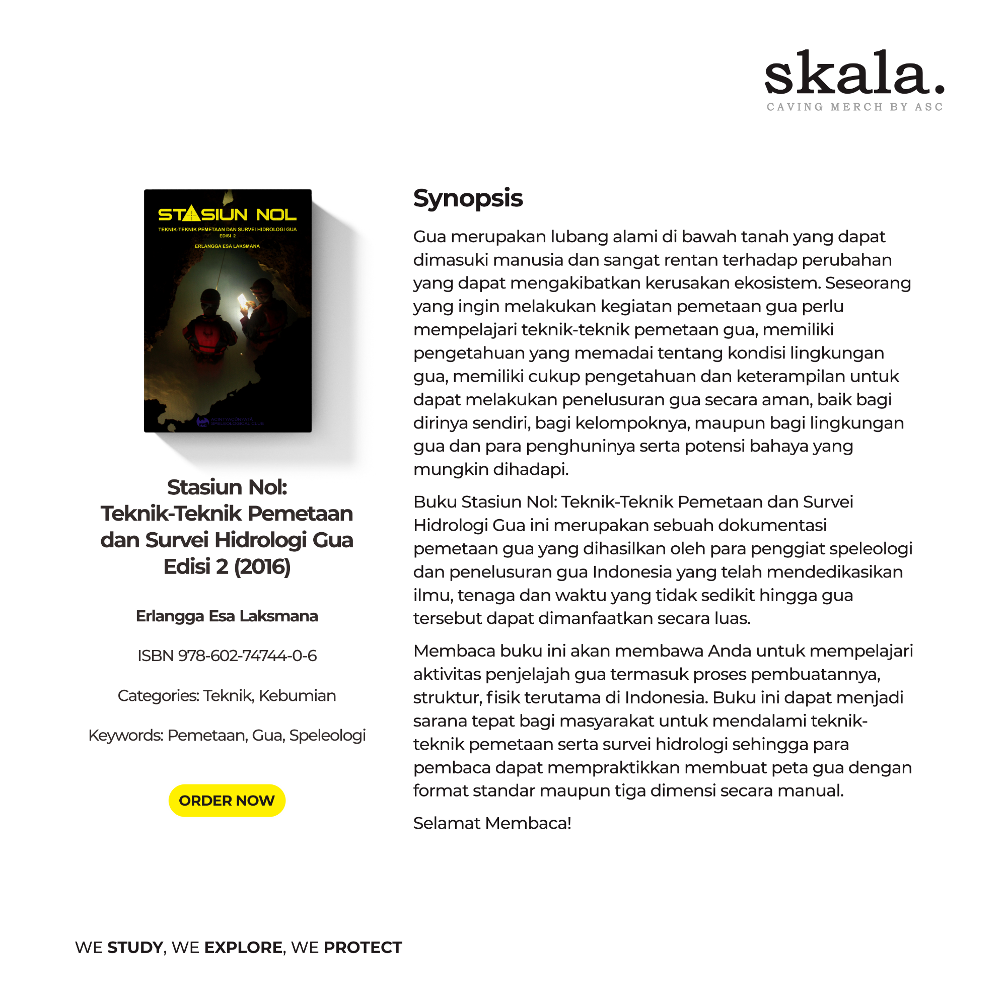 Buku Staisun Nol : Teknik-teknik Pemetaan dan hidrologi Gua Edisi 2 (2016)