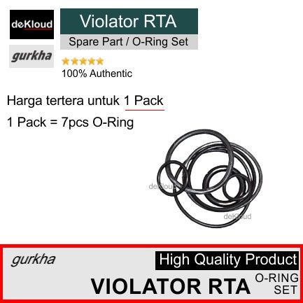O-Ring Set for Violator RTA | karet seal sil oring