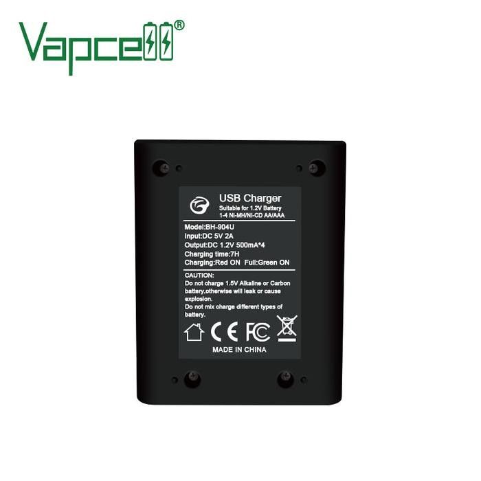 Original VAPCELL N4 AA AAA Battery Charger | baterai batre batere NIMH NICD