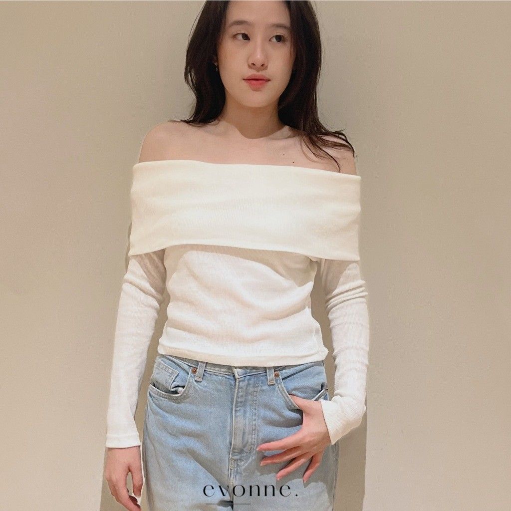 EVONNE Orlea Kemeja Fitted Mewah Wanita Top Cotton Shirt Blouse Atasan Wanita Elegan Lembut Simple Oversize Dark Choco L to XL
