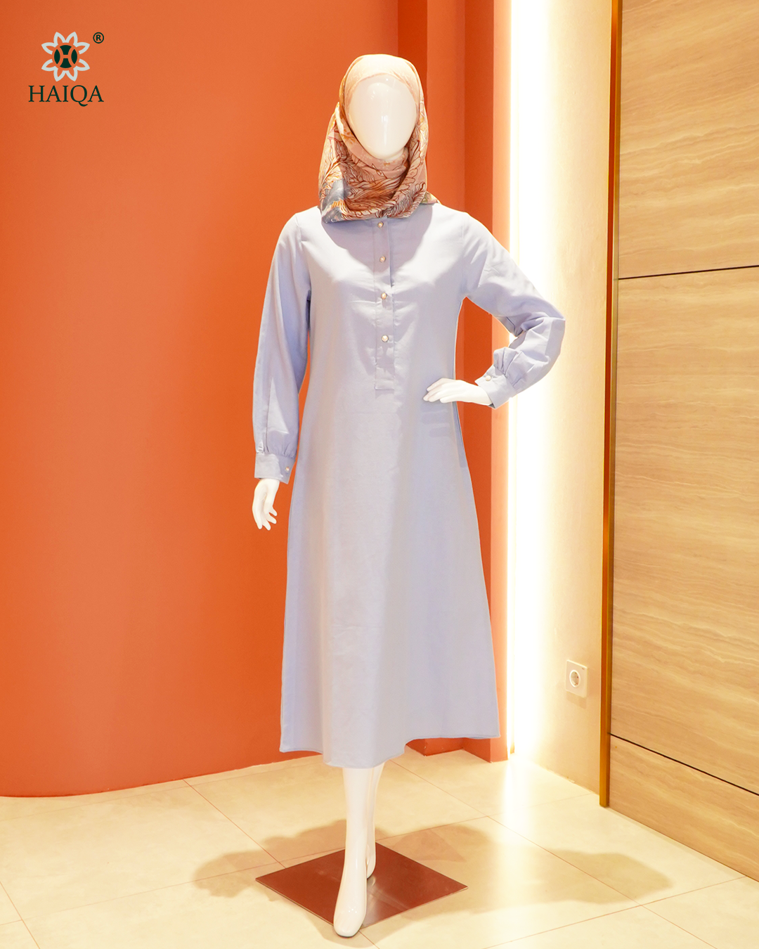 ASHANA GAMIS - BIRU - L/XL