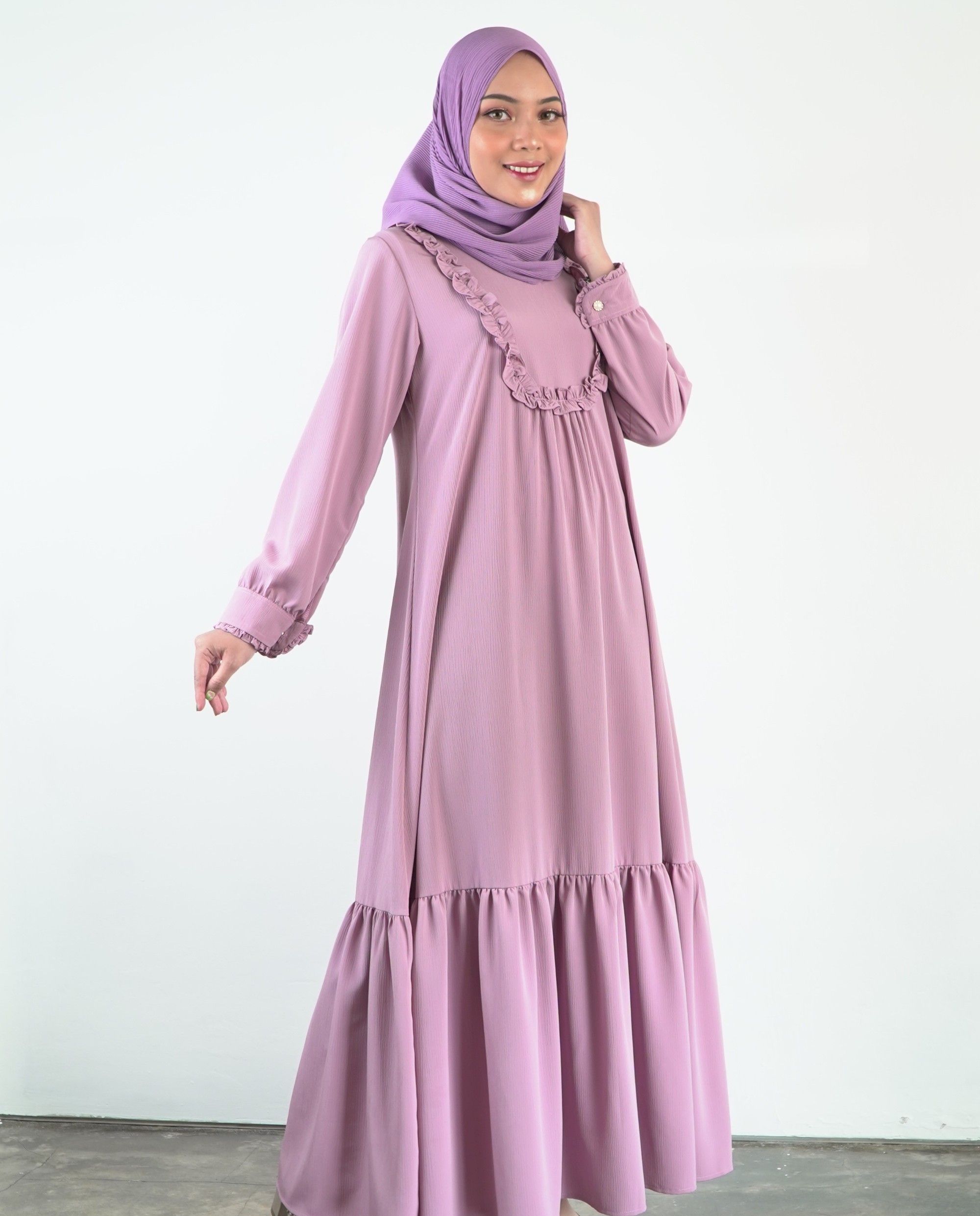 CORDELIA DRESS - LILAC - L/XL