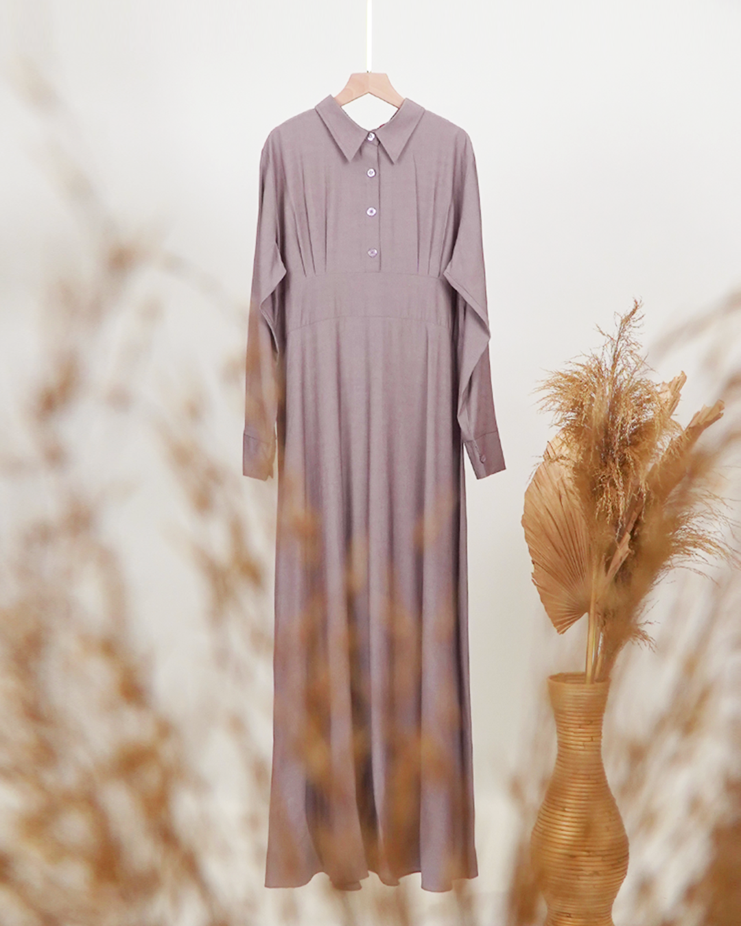 IRHA DRESS - WOOD - L/XL
