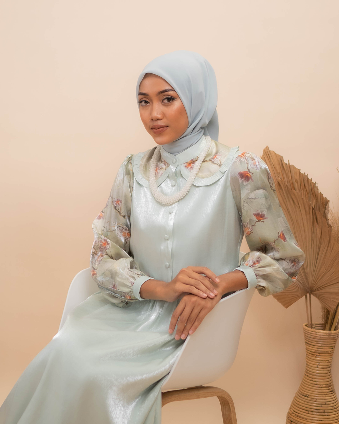 ZAHRA DRESS ZAHRA GAMIS - HIJAU - L/XL