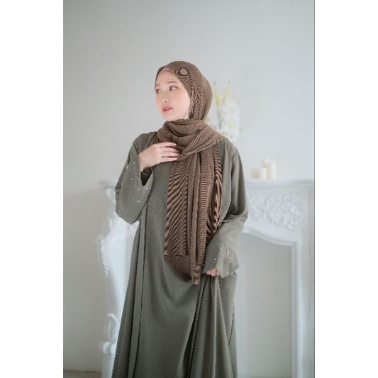 READY!!Shireenz Abaya by Kazami Forest green L