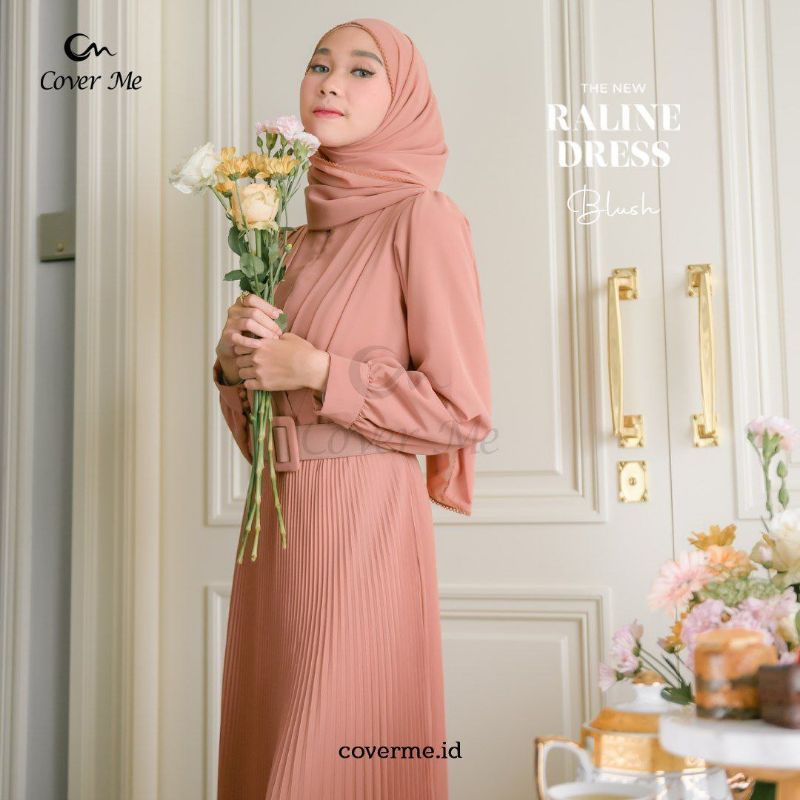 TERLARIS !!! New Raline dress by cover me blush L