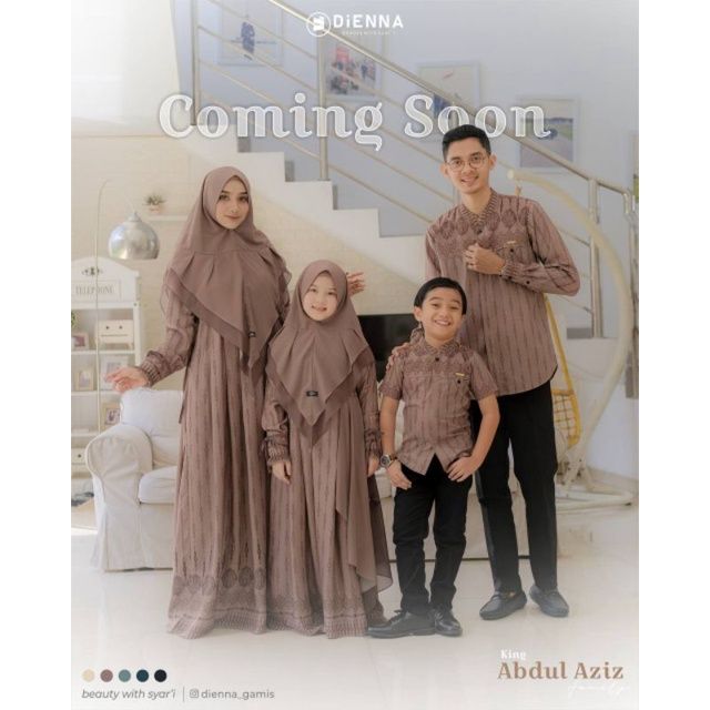 Ready!!! Famset King Abdul Aziz by Dienna Gamis Cinamon King dad jumbo