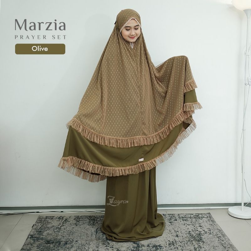 READY !!Marzia frayer set Olive Tanyakan stok