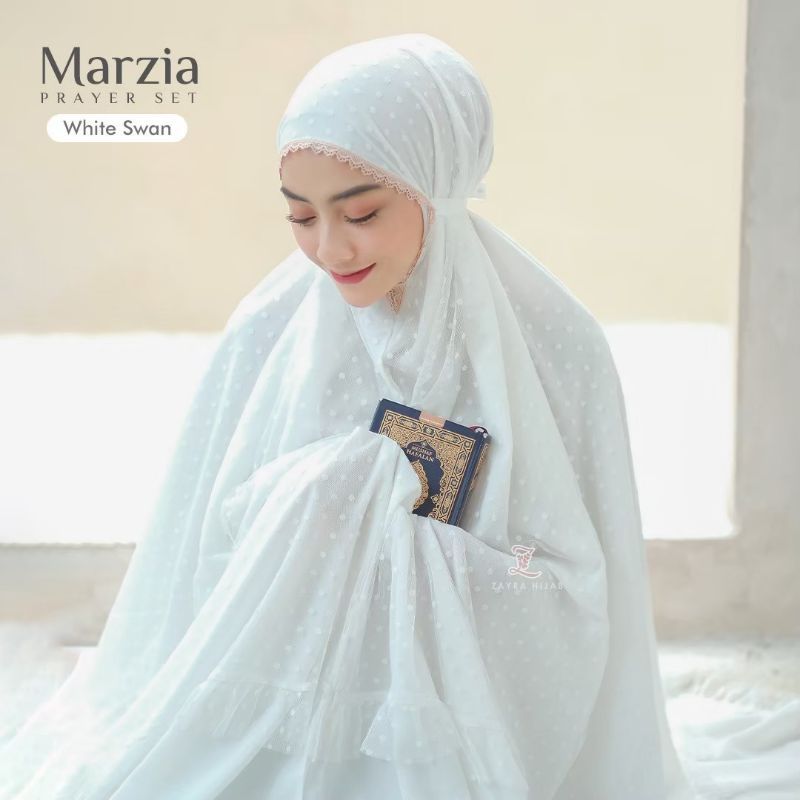 READY !!Marzia frayer set White swan Tanyakan stok