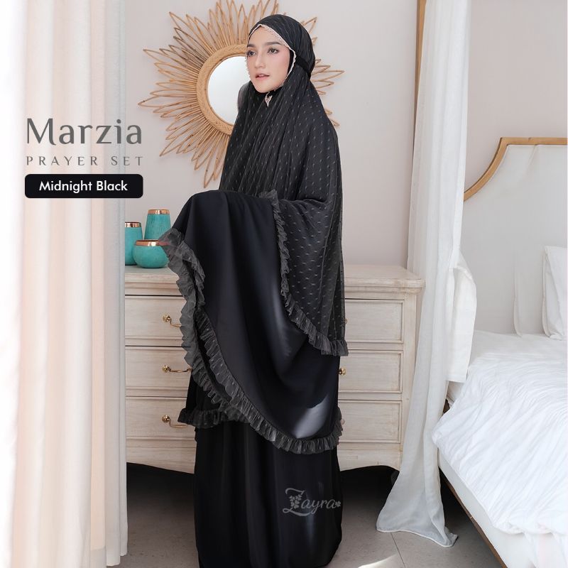 READY !!Marzia frayer set Black Tanyakan stok