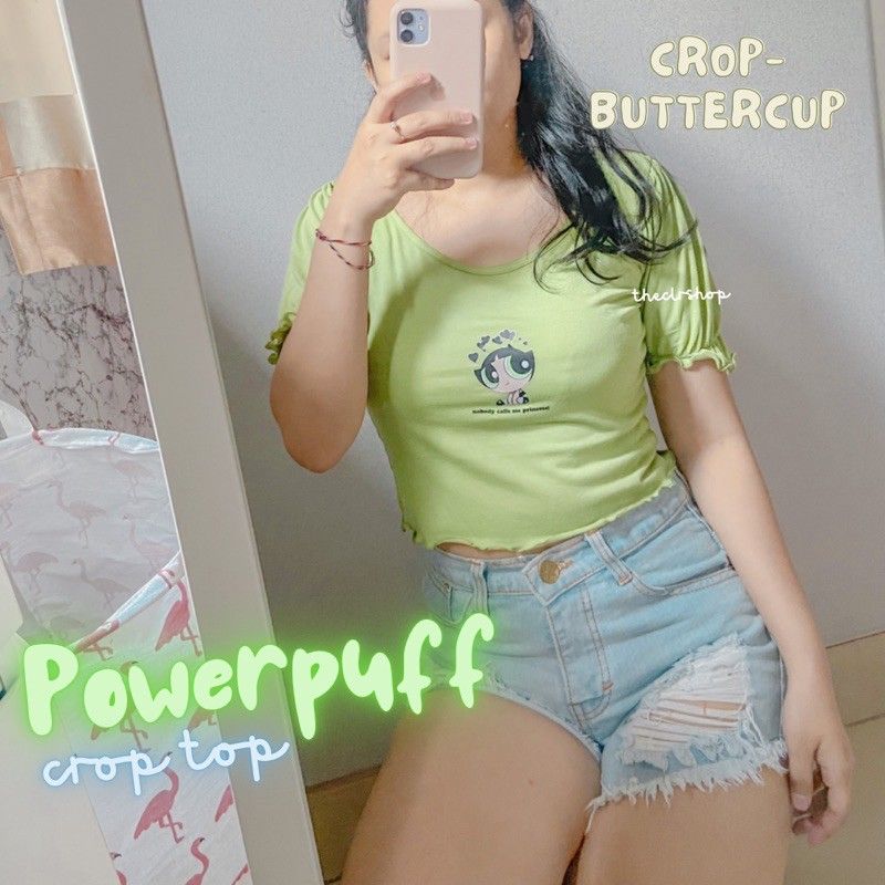 POWERPUFF CROP TOP CROP-BUTTERCUP