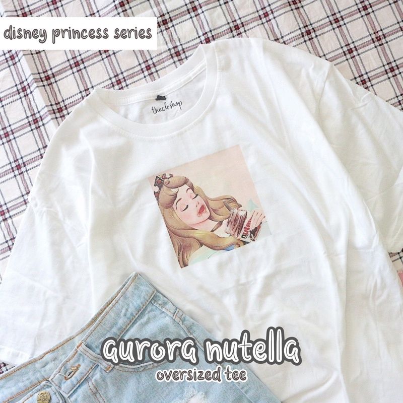 READY OVERSIZED TUMBLR TEE // KAOS OVERSIZED (LD RANDOM CEK DESKRIPSI) aurora nutella