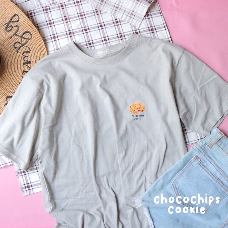 FRUITS / DRINK / DESSERT OVERSIZE TUMBLR TEE FIT TO XL (LD 104cm) new-Chocochip Cook??