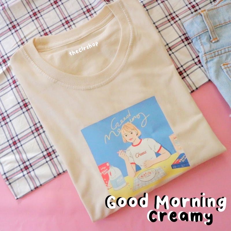 OVERSIZE TEE PART 2 goodmorning creamy