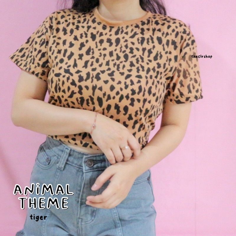 ANIMAL THEME TEE Tiger