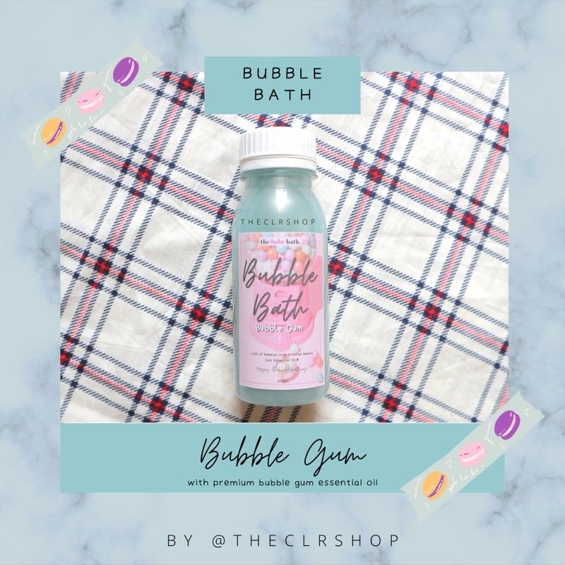 BUBBLE BATH // MANDI BUSA // BATH FOAM @THEBABEBATH (BACA DESKRIPSI) MIN ORDER 2 BOTOL Bubble Gum