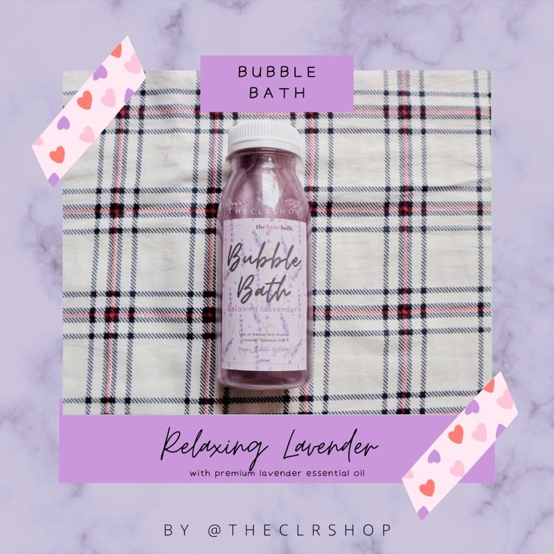 BUBBLE BATH // MANDI BUSA // BATH FOAM @THEBABEBATH (BACA DESKRIPSI) MIN ORDER 2 BOTOL Relaxing Lavender
