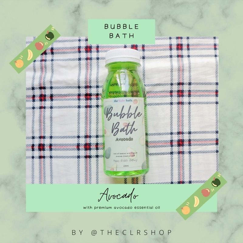 BUBBLE BATH // MANDI BUSA // BATH FOAM @THEBABEBATH (BACA DESKRIPSI) MIN ORDER 2 BOTOL Avocado