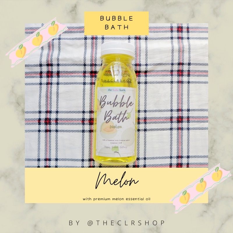 BUBBLE BATH // MANDI BUSA // BATH FOAM @THEBABEBATH (BACA DESKRIPSI) MIN ORDER 2 BOTOL Melon