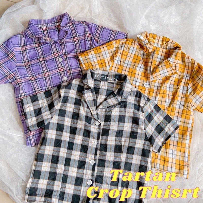 TARTAN CROP TSHIRT