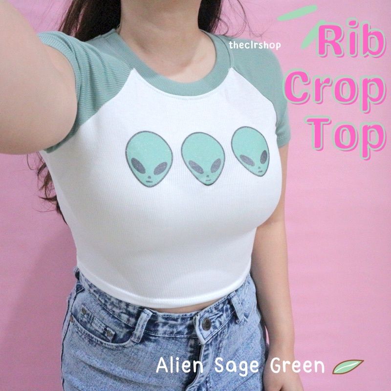 ALIEN RIB CROP TOP