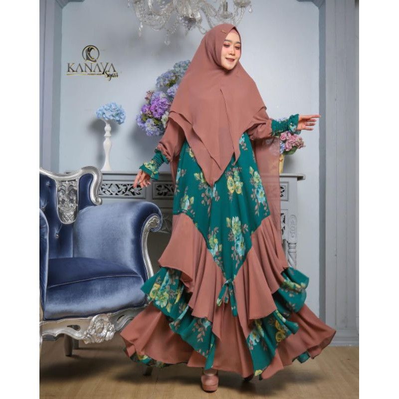 Delisha syar'i by kanaya mocca All Size