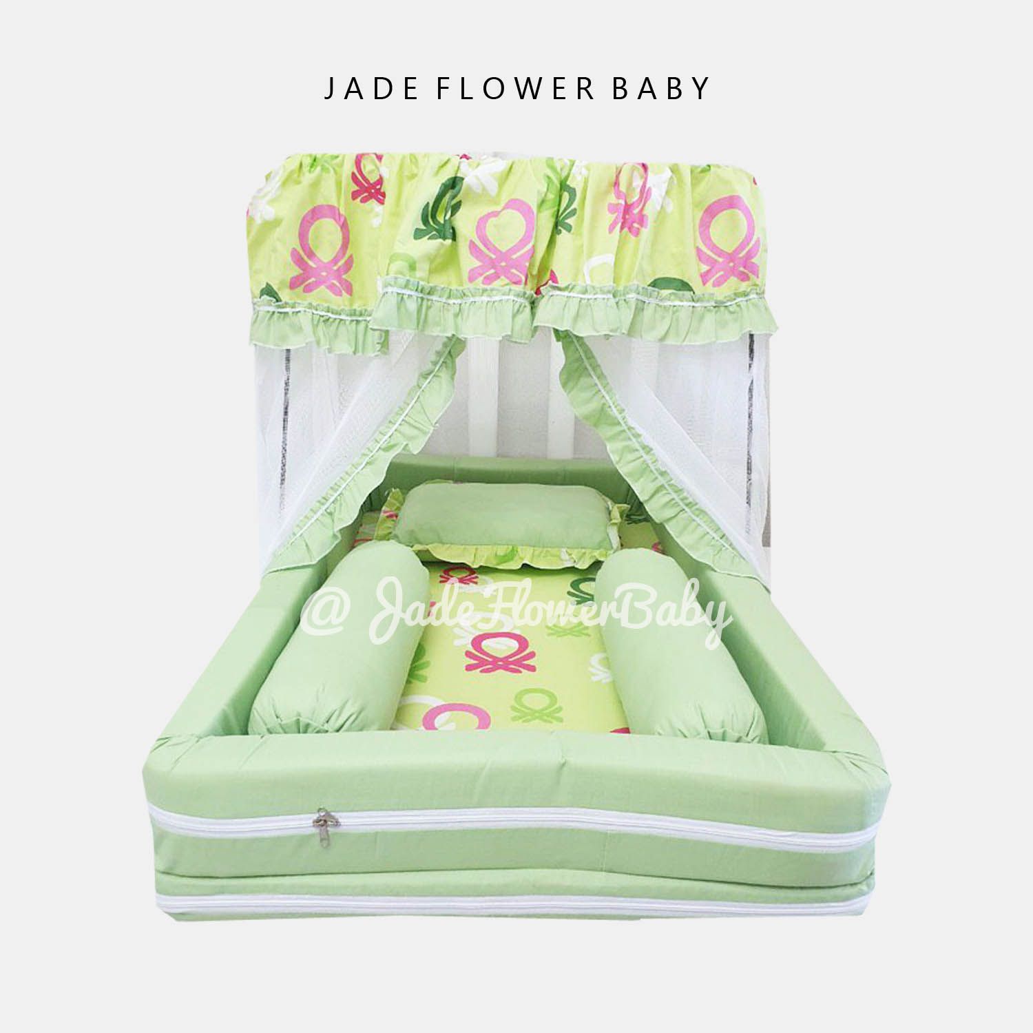 Kasur Bayi Kelambu Venus Edition Jade Green