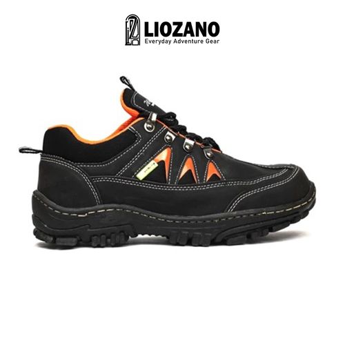 Working RockShield Black Orange – Sepatu Safety Outdoor & Lapangan