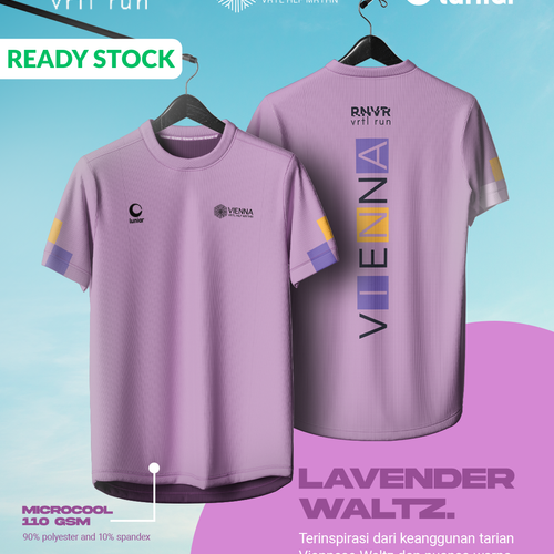 [READY STOCK] Jersey Vienna - Lavender Waltz