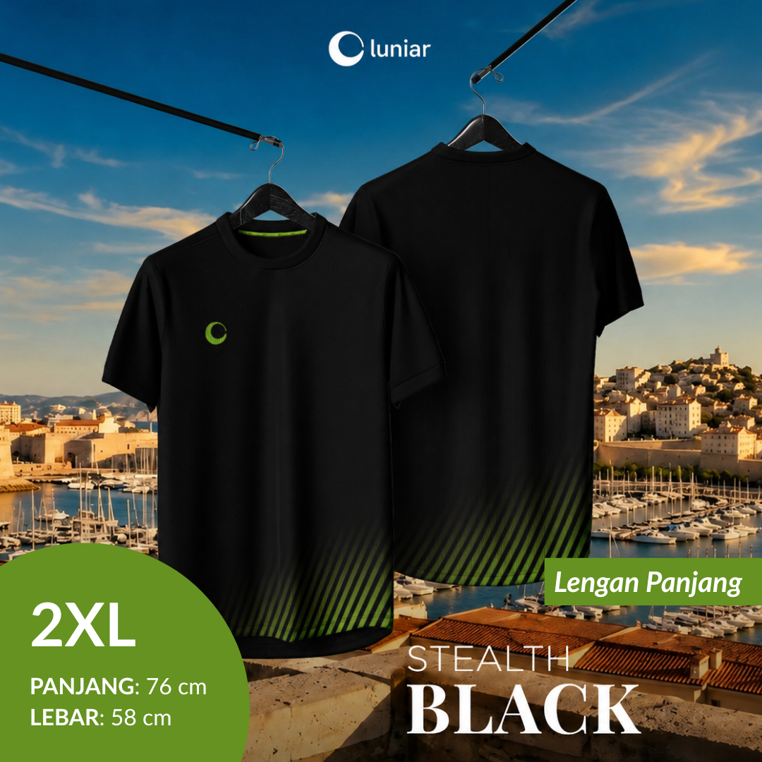 [PRE-ORDER] Stealth Black 2XL - Long