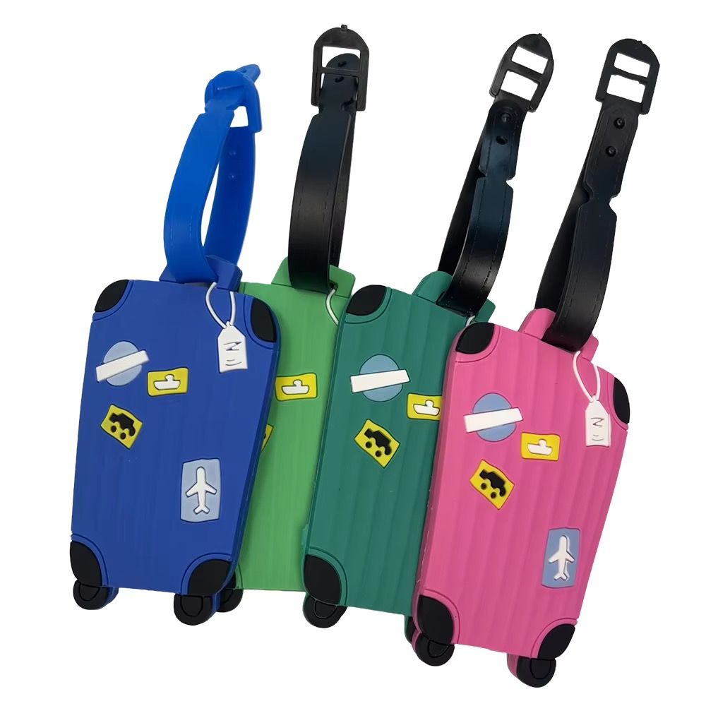 Luggage Tag PVC Rubber Premium untuk Travel & Promos