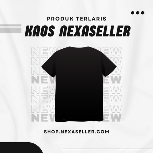 Kaos Nexaseller All Size Hitam