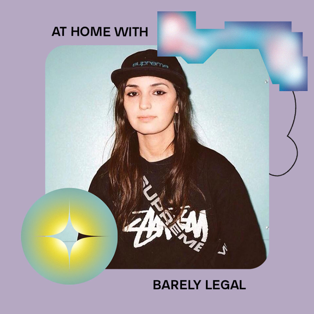 AT HOME WITH: BARELY LEGAL