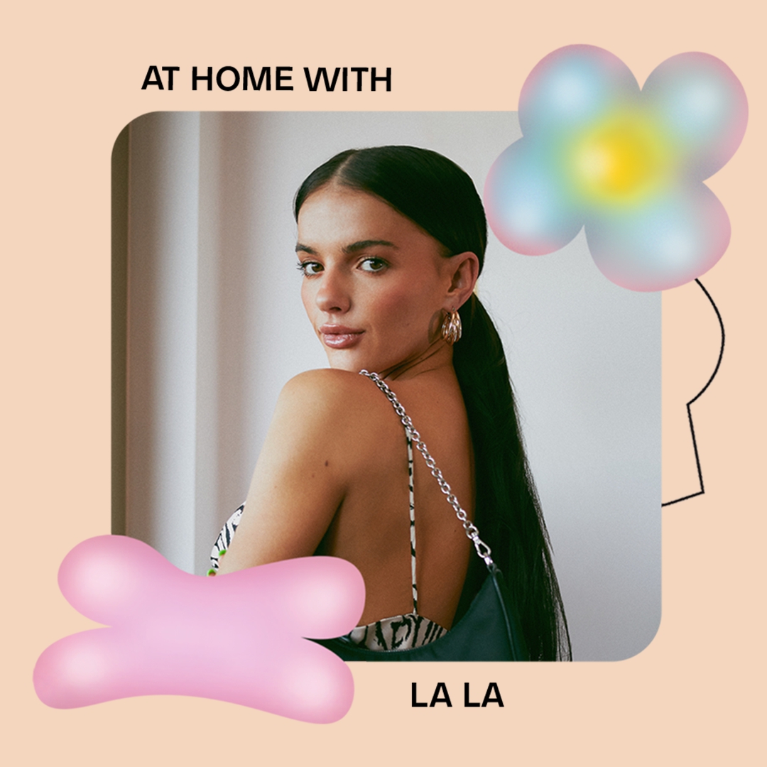 AT HOME WITH: LA LA