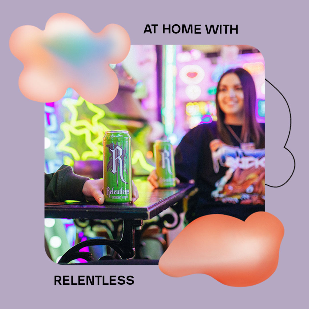 AT HOME WITH: RELENTLESS