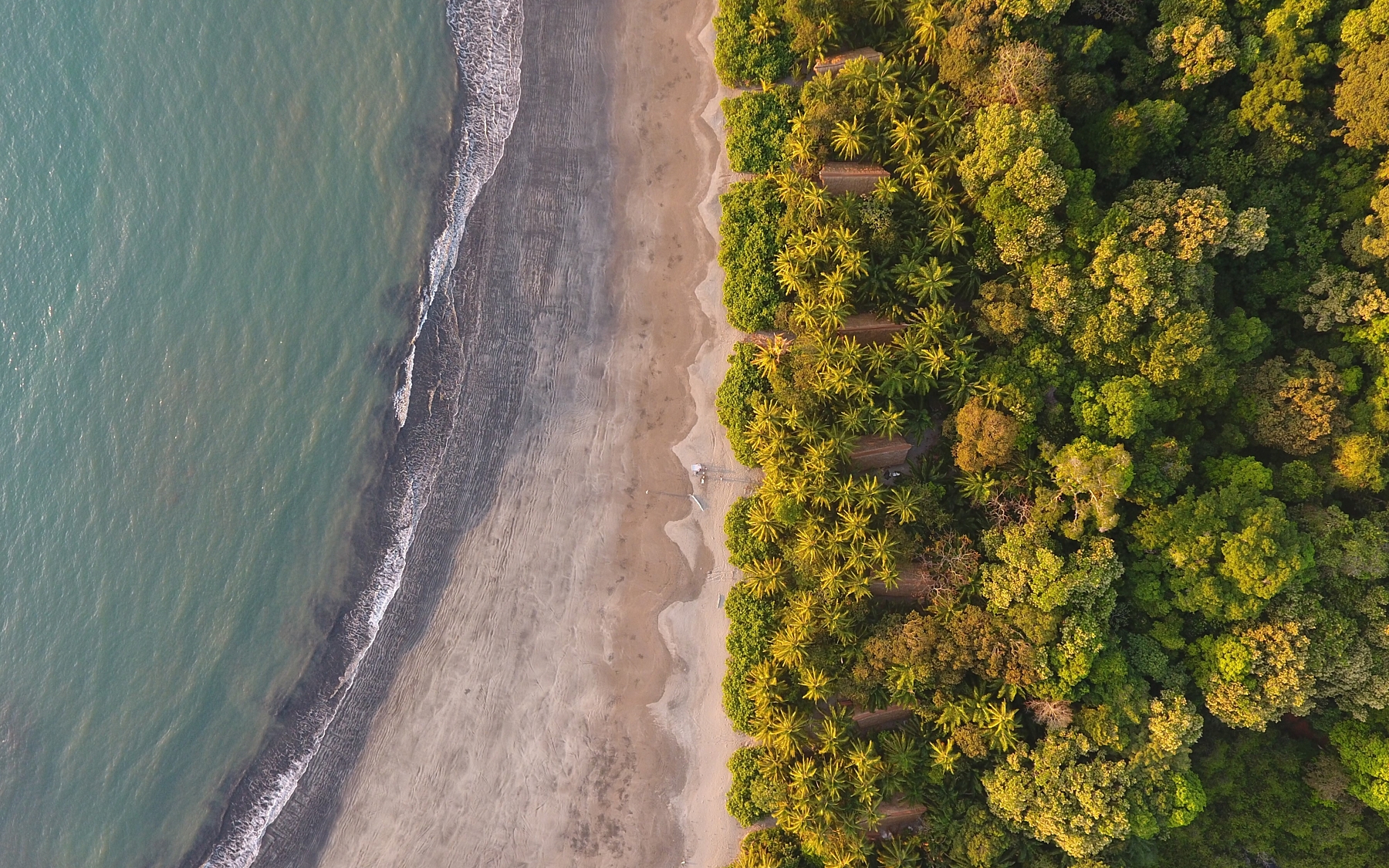 ISLA PALENQUE Aerial Beachfront Casita view