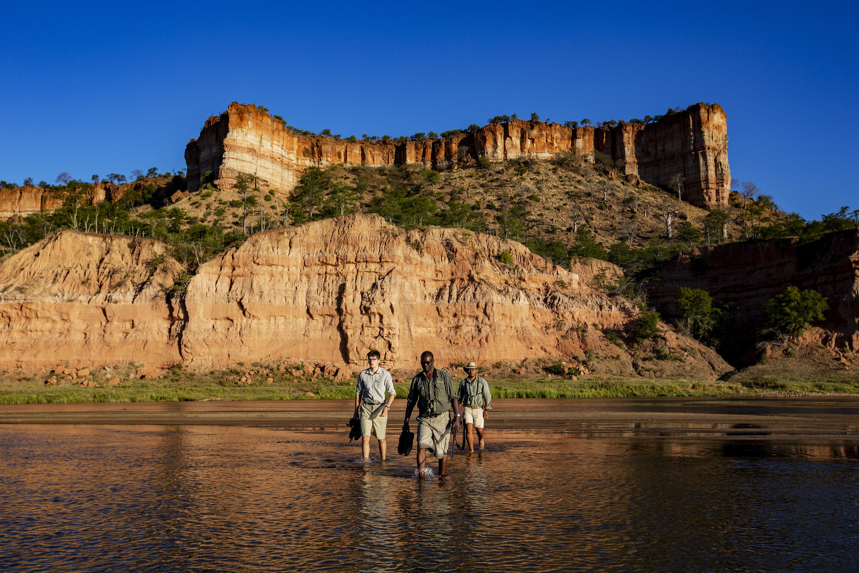 Walking safari near Chilojo cliffs